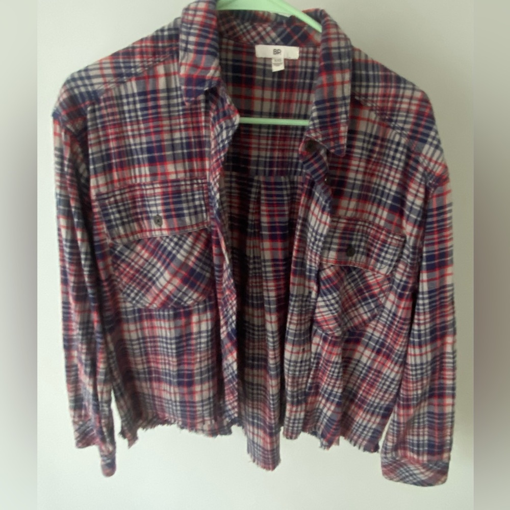 Cropped flannel, Size XXS, cropped fit